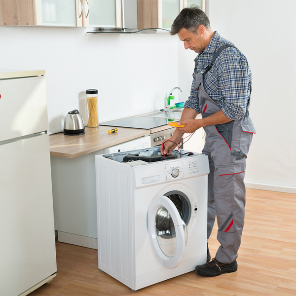 can you walk me through the steps of troubleshooting my washer issue in Gibson NC